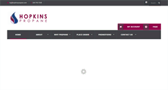 Desktop Screenshot of hopkinspropane.com